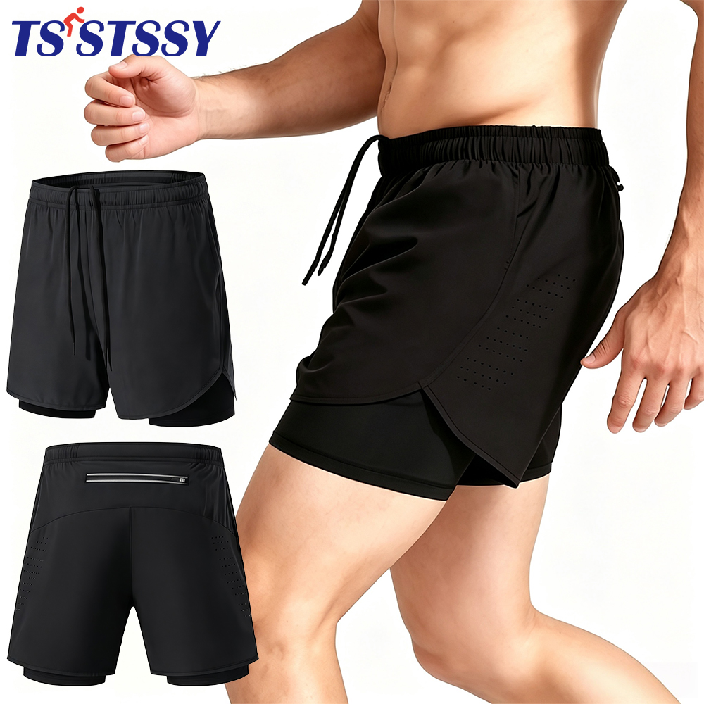 Compression Shorts Athletes - 1Pcs 남성용 운동용 러닝 반바지 통기성