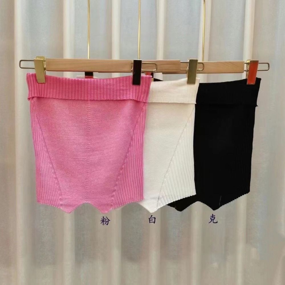 Tank Top Ribbed - 여아용 끈이 없는 방도 튜브 탑,