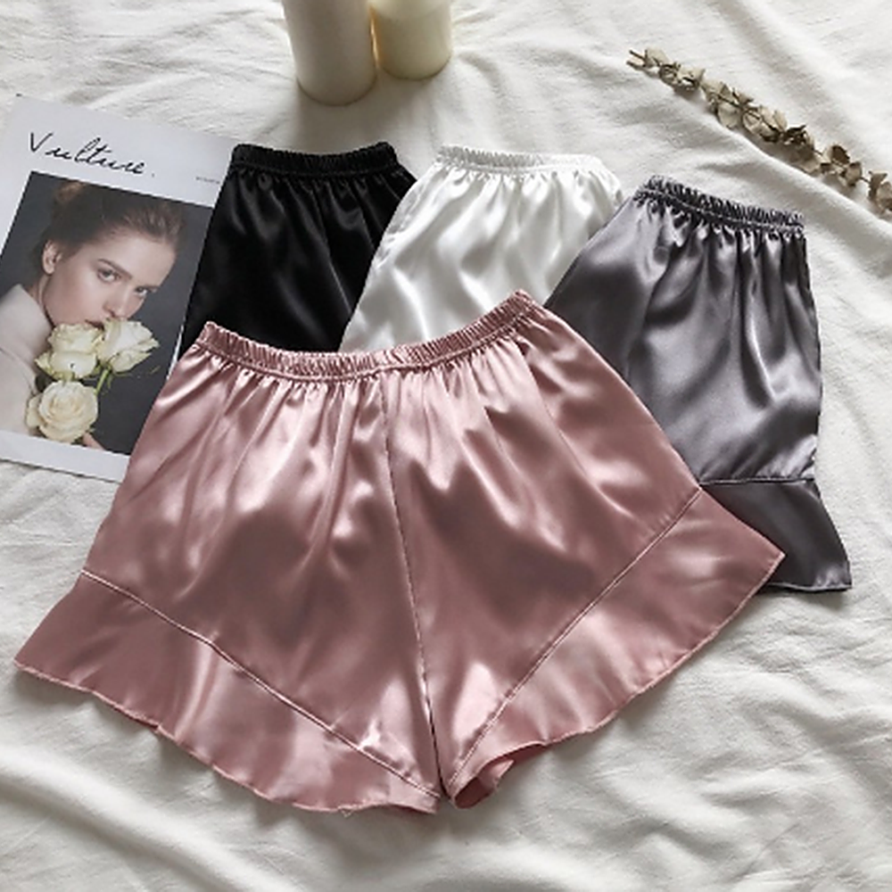 Boxer Brief Pack Cotton - 여성용 새틴 반바지 속옷 안전 반바지,
