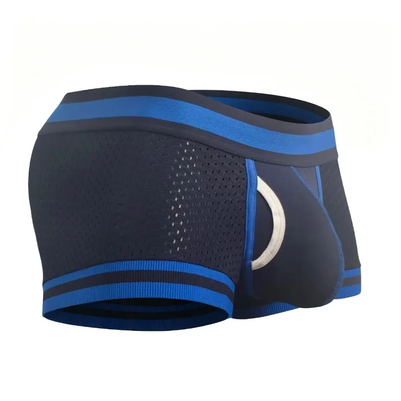 Mesh Sport Boxer - 여름용 남성 메쉬 사각 팬티 U자형