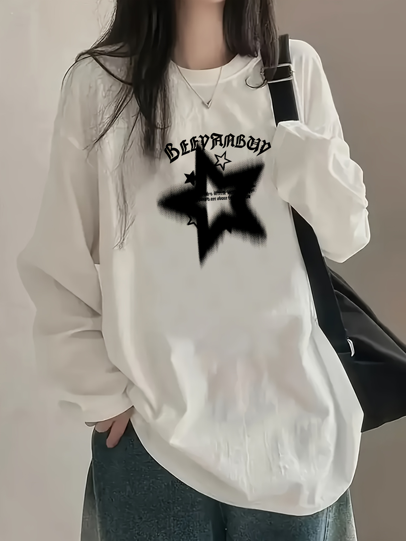 여성용 한국 스타일 긴팔 티셔츠 가을 루즈핏 패션 베이 - Base Layer Top 리뷰 및 가격