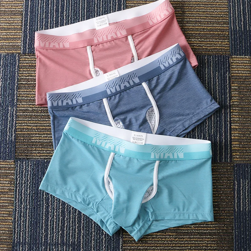남성용 아이스 실크 드로즈, 통기성 메쉬 속옷 3D 입 - Mesh Sport Boxer 리뷰 및 가격