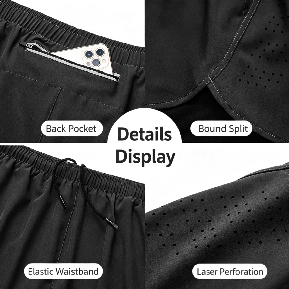 1PCS 여성용 2 in 1 러닝 반바지, 속건성 운동 - Compression Shorts Athletes 리뷰 및 가격