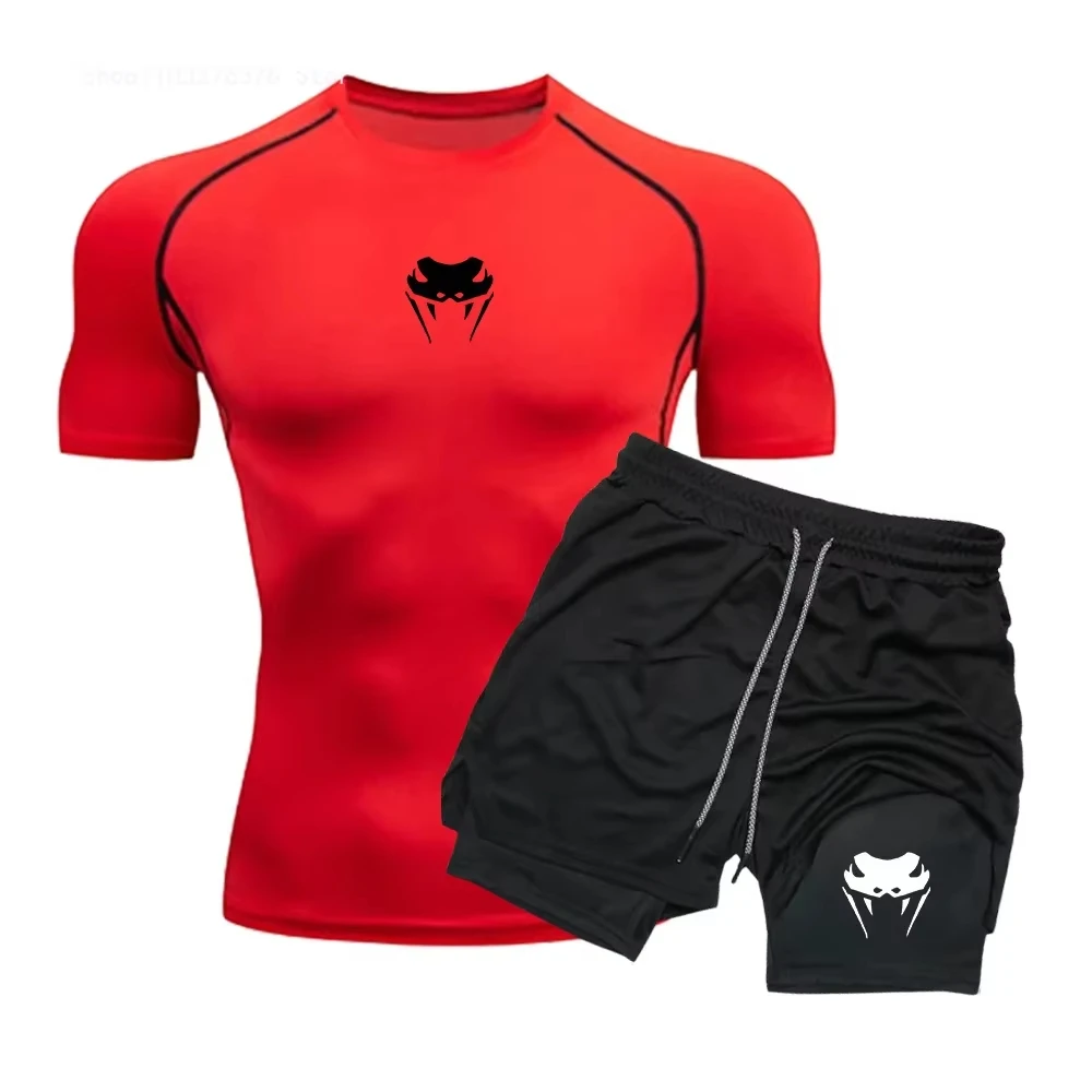 남성용 컴프레션 운동복 - 속건성 타이트 반팔 애니메이 - Compression Shorts Athletes 리뷰 및 가격