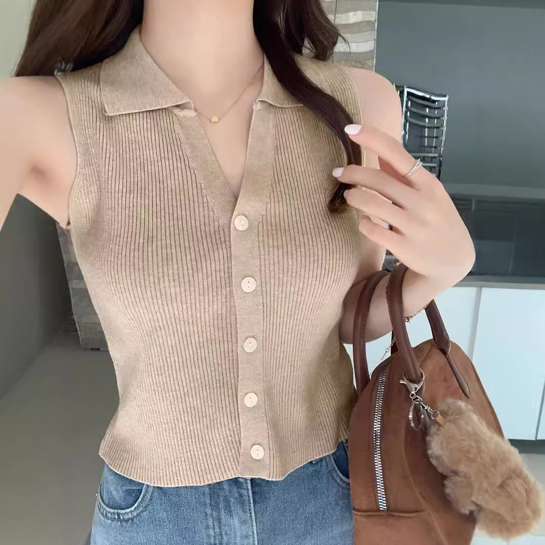 여성용 스윗 라펠 슬림핏 탱크탑 캐주얼 레이어링 언더셔 - Sleeveless Undershirt 리뷰 및 가격