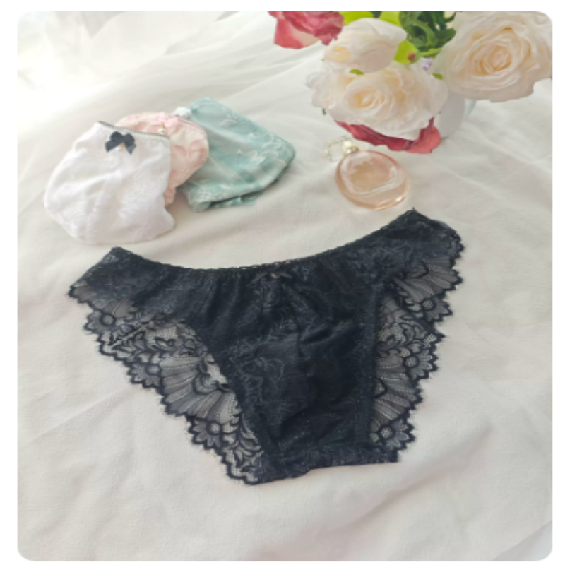 속옷 남성용 꽃무늬 레이스 밑단 리본 팬티 하라주쿠 B - Boxer Brief Pack Cotton 리뷰 및 가격