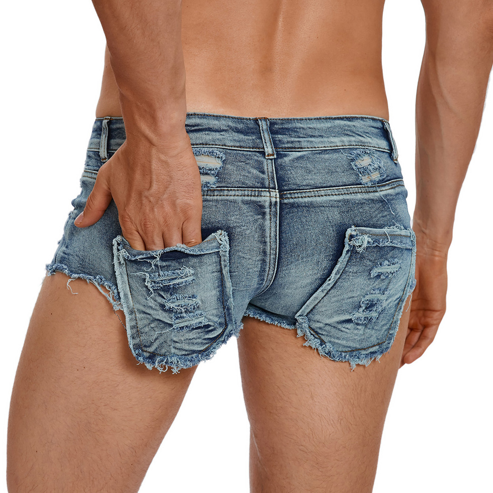 남성 데님 박서 반바지, 스타일리시한 데미지 바텀, 포 - Boxer Brief Pack Cotton 리뷰 및 가격