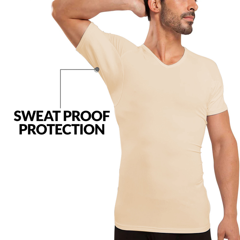 남성 언더셔츠 겨드랑이 땀 방지 티셔츠에 대한 땀 방지 - Undershirt Crew Neck 리뷰 및 가격