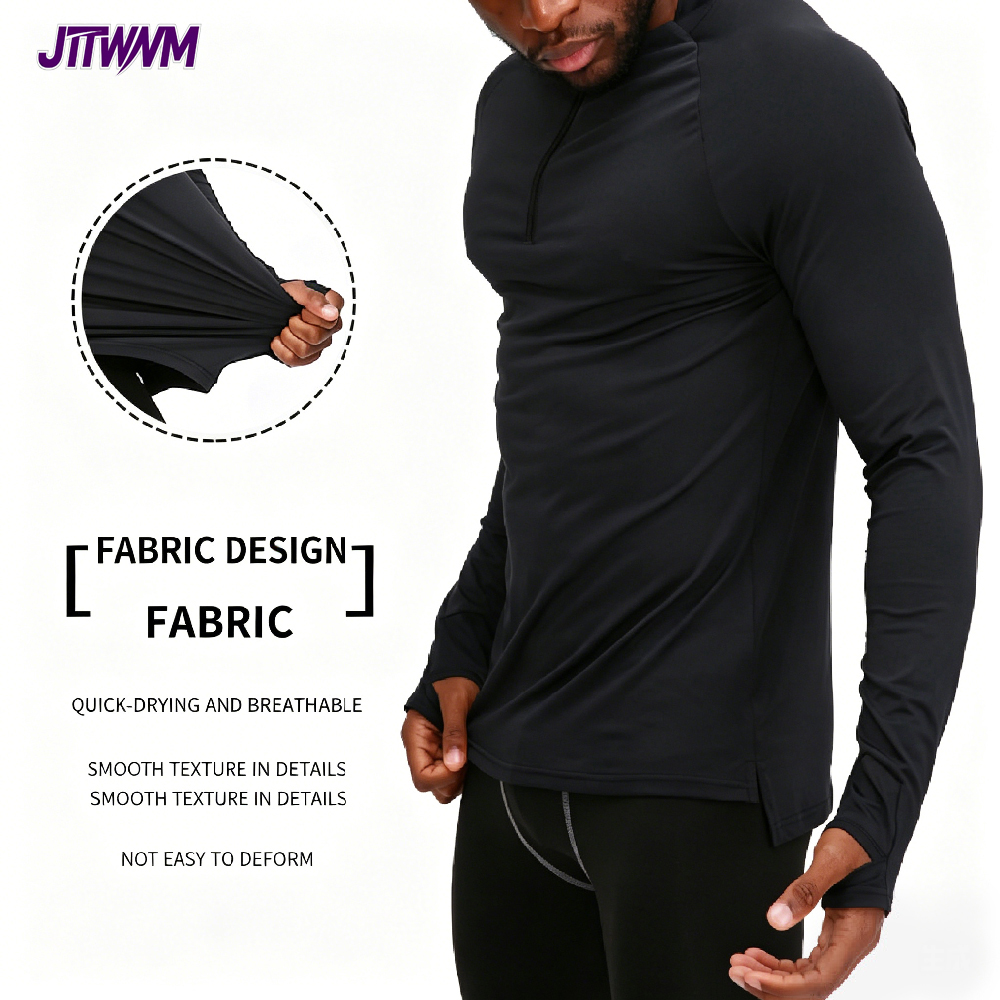 1PCS 드라이핏 1/4 지퍼업 컴프레션 셔츠, 남성용 - Base Layer Top 리뷰 및 가격