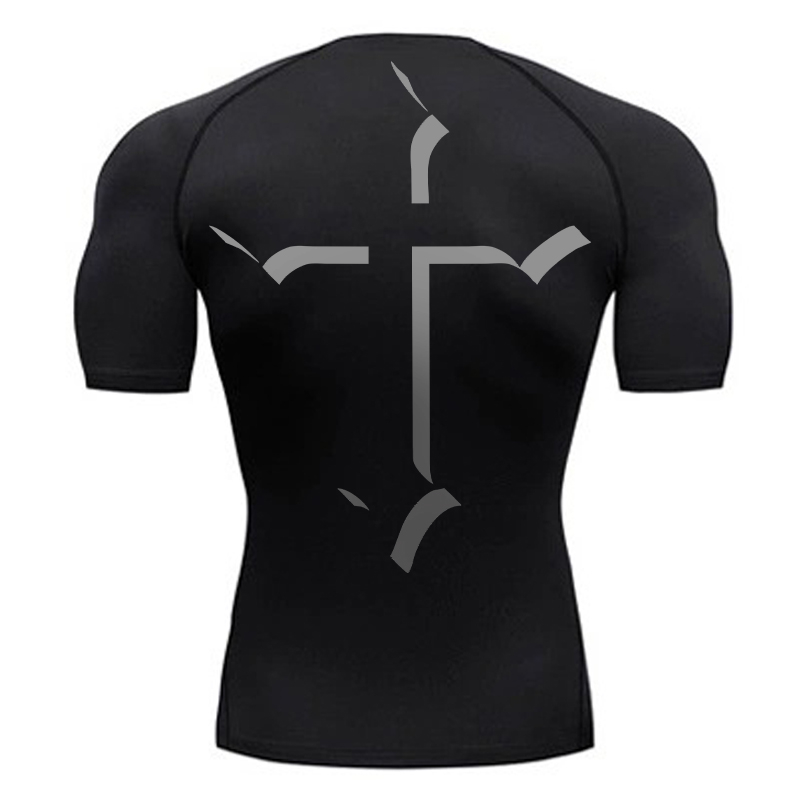 남성용 크로스 프린트 압축 셔츠 Christian Sp - Base Layer Top 리뷰 및 가격