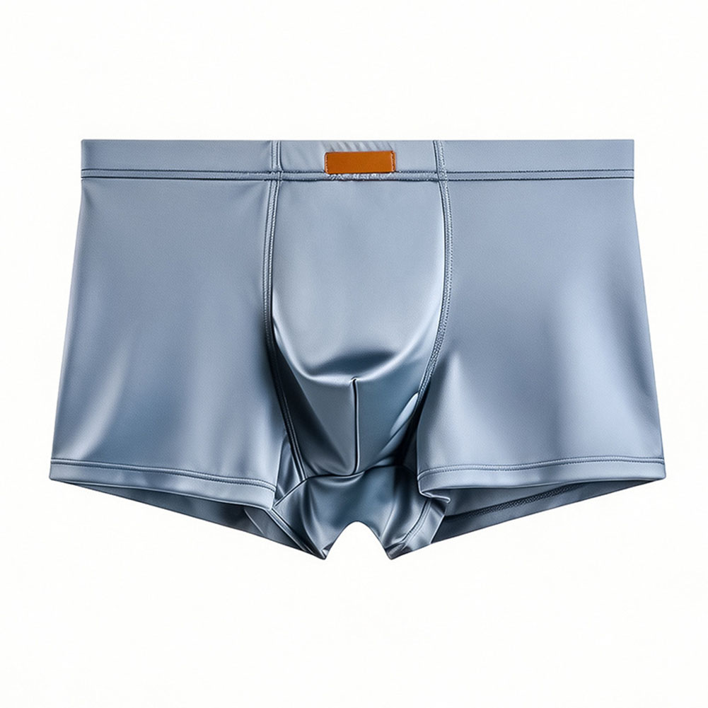 남성용 아이스 실크 새틴 같은 질감의 복서 팬티, 볼륨 - Pouch Boxer Pouch 리뷰 및 가격