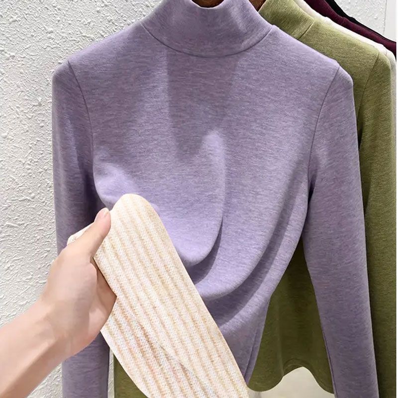 여성용 모크넥 보온 베이스 레이어 탑 겨울 플리스 안감 - Base Layer Top 리뷰 및 가격