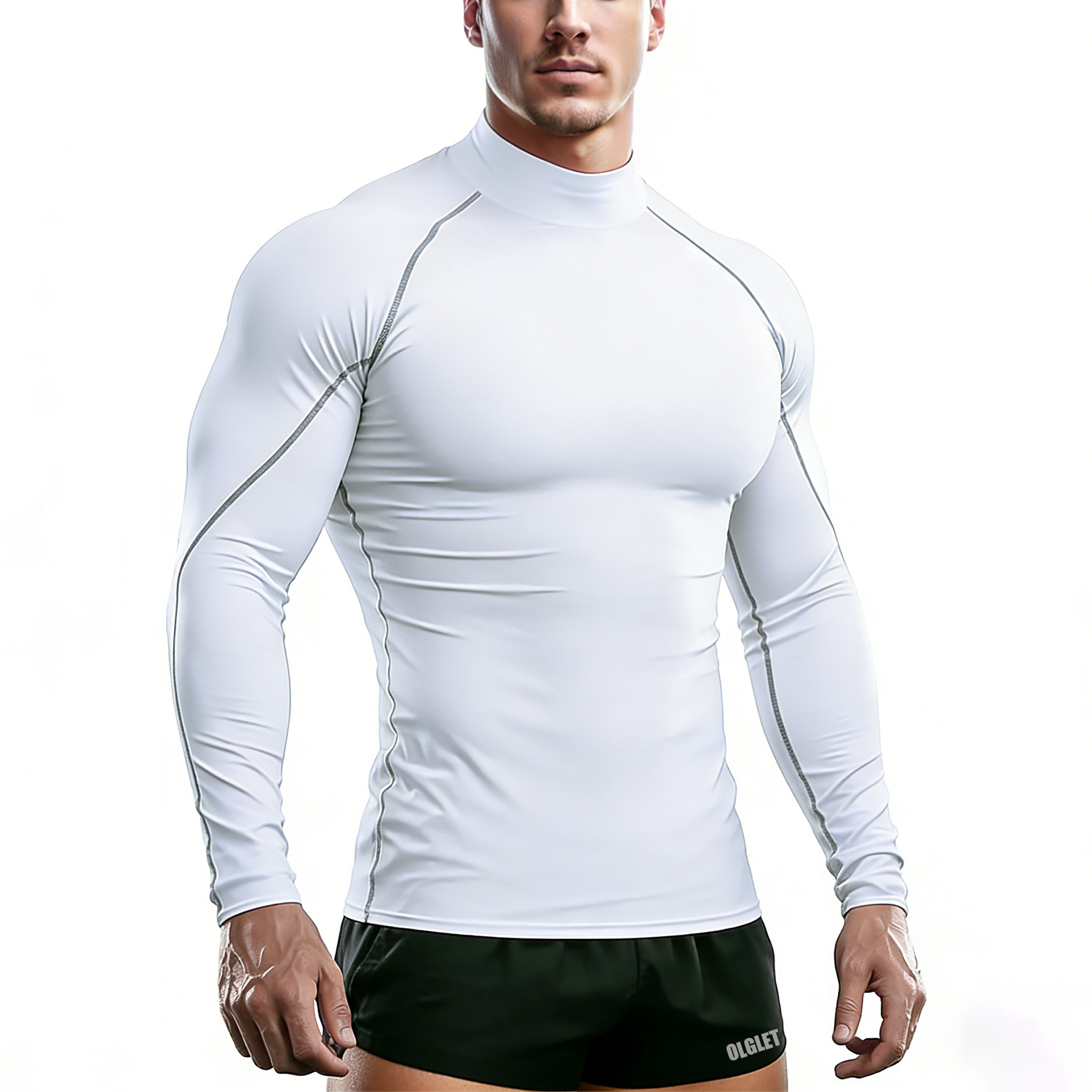 스포츠 티셔츠 남성용 컴프레션 러닝 셔츠 탄력 긴팔 피 - T Shirt Tight Fit 리뷰 및 가격