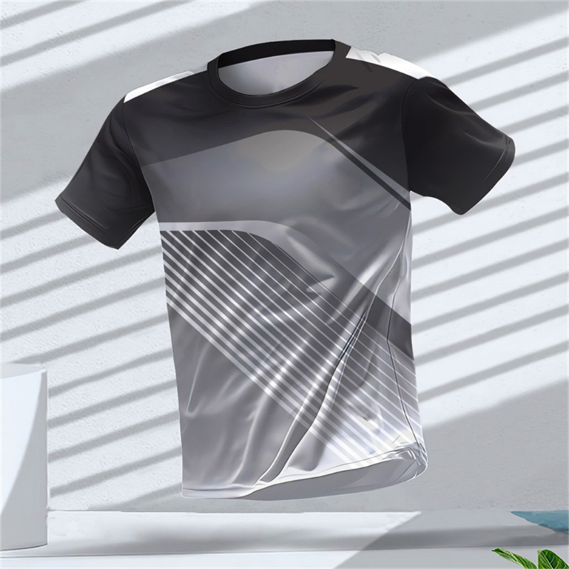 남성 스포츠 반팔 티셔츠 속건성 고탄력 오렌지 그라데이 - T Shirt Tight Fit 리뷰 및 가격