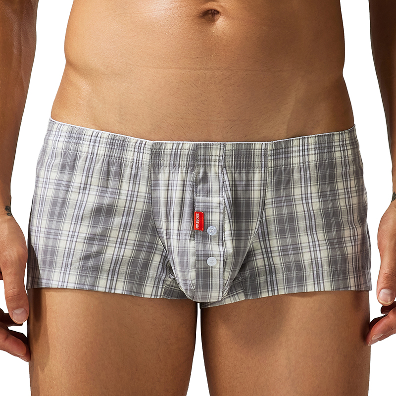 남성용 속옷, 순면 복서 팬츠, 아로 팬츠, 버튼 오픈 - Boxer Brief Pack Cotton 리뷰 및 가격