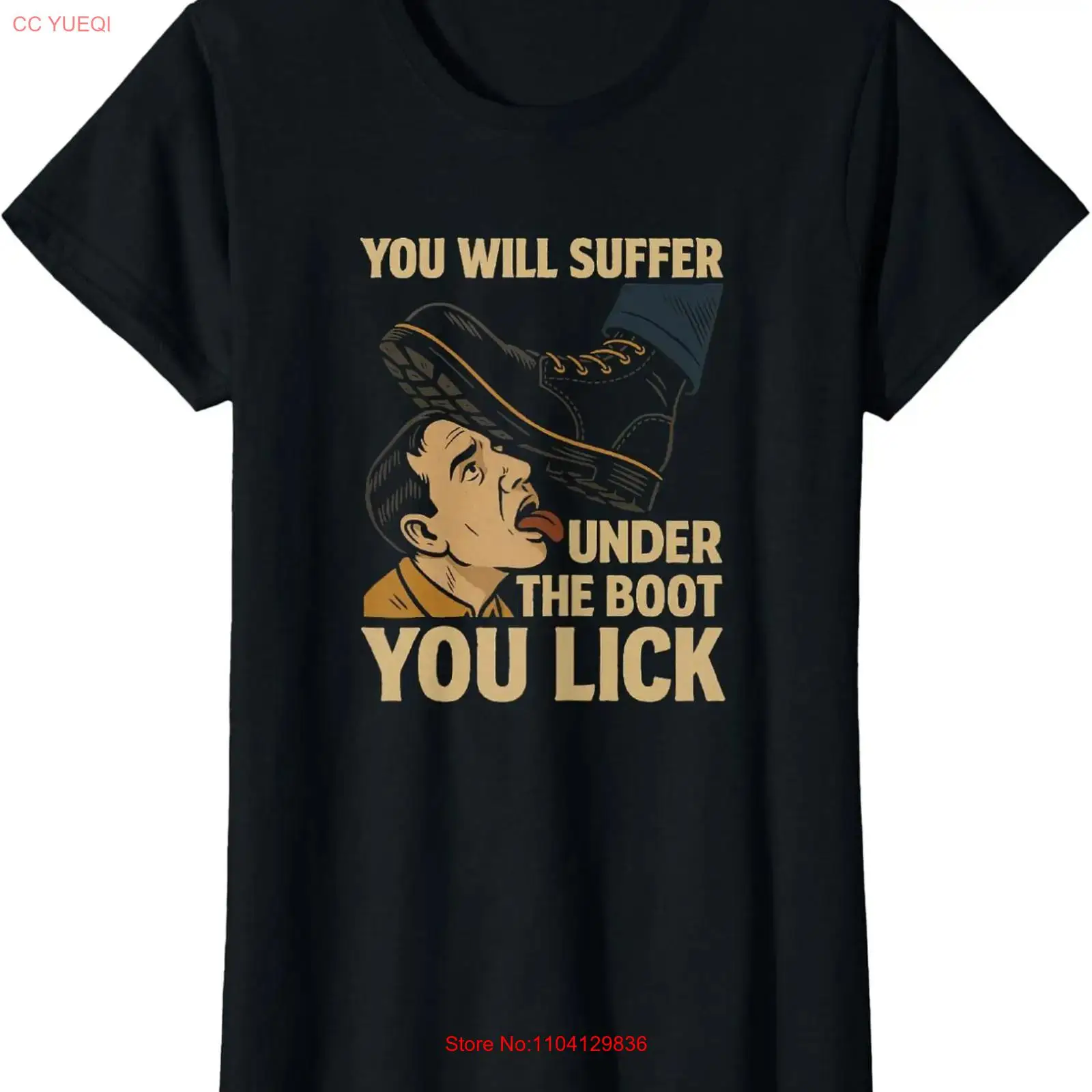 You Will Suffer Under The Boot - Undershirt Crew Neck 리뷰 및 가격