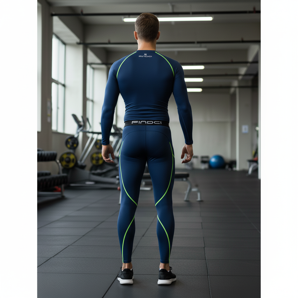FINDCI 남성용 스포츠 러닝 세트 압축 셔츠 + 바 - Compression Long Pant 리뷰 및 가격