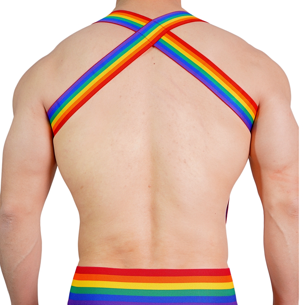 조크메일 레인보우 바디 하네스 3인치 와이드 밴드 조절 - Jockstrap Athletic 리뷰 및 가격