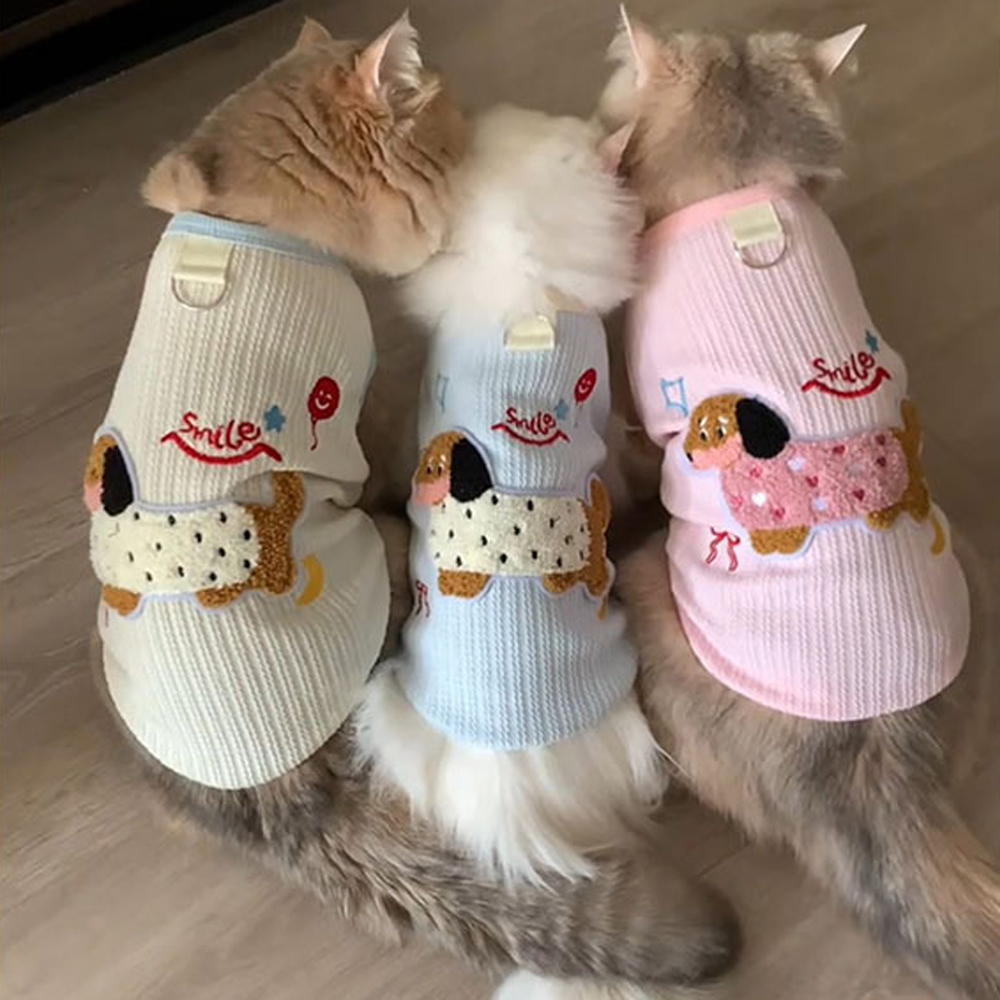 작은 고양이 조끼 언더셔츠 통기성 좋은 부드러운 강아지 - Sleeveless Undershirt 리뷰 및 가격