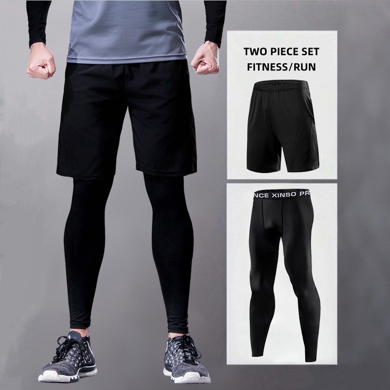 남성용 스포츠 러닝 바지 트레이닝 피트니스 반바지 +  - Compression Long Pant 리뷰 및 가격