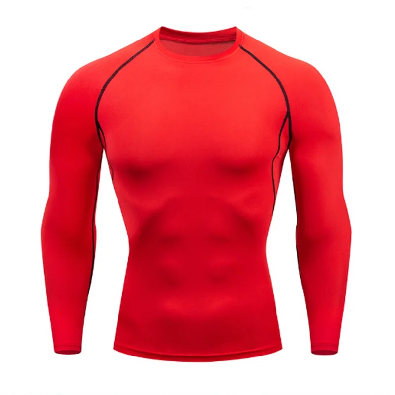 남성 스포츠 티셔츠 속건성 보디빌딩 러닝 셔츠 긴팔 컴 - T Shirt Tight Fit 리뷰 및 가격