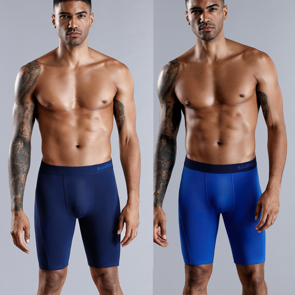 BONITOS 남성용 긴 복서 반바지 팬티, 남성용 복 - Boxer Brief Pack Cotton 리뷰 및 가격