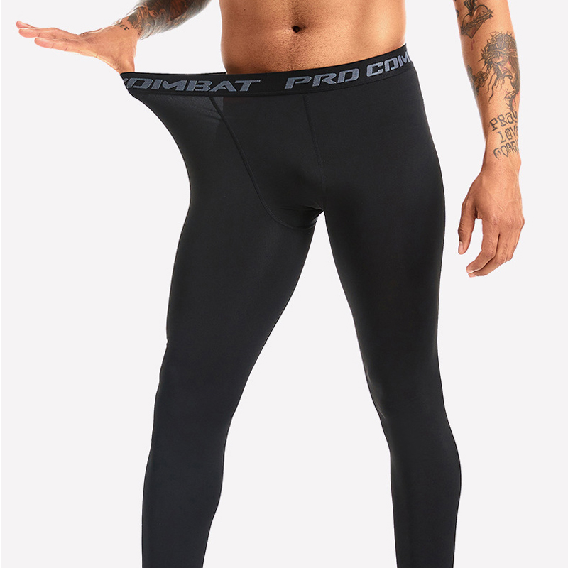 새로운 남성 압축 바지 남성 스타킹 레깅스 러닝 트레이 - Compression Long Pant 리뷰 및 가격